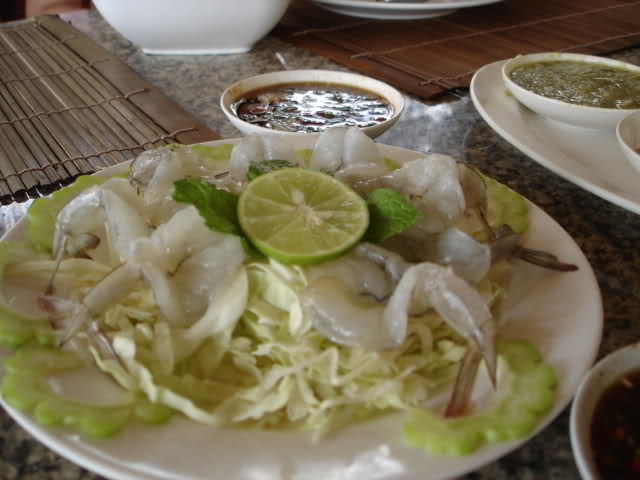 สูตรอาหารลดความอ้วน – กุ้งแช่น้ำปลา