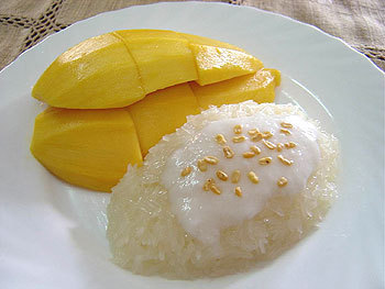 สูตรขนมไทย – ข้าวเหนียวมะม่วง