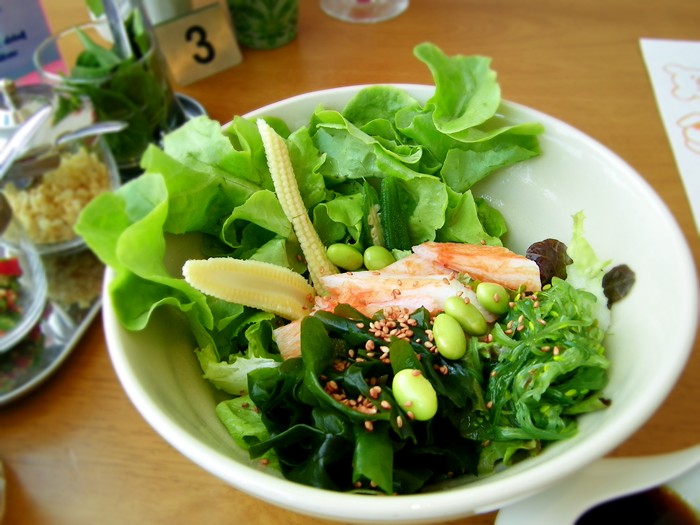 สูตรอาหารญี่ปุ่น – ยำสาหร่ายปูอัด