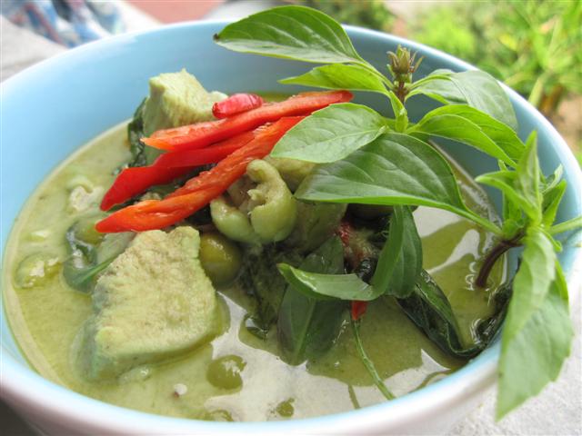 สูตรอาหารไทย – แกงเขียวหวานไก่