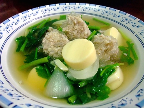 สูตรอาหารลดความอ้วน – แกงจืดเต้าหู้