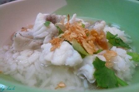 สูตรอาหารเพื่อสุขภาพ – ข้าวต้มหัวปลา
