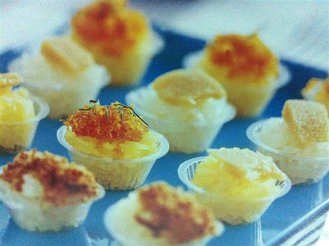 สูตรอาหารไมโครเวฟ – ข้าวเหนียวมูนหน้าต่างๆ