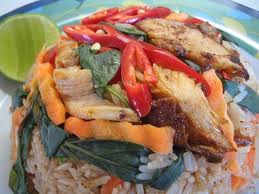 สูตรอาหาร : ข้าวผัดเผ็ดไก่