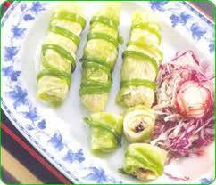 สูตรอาหารเจ – กะหล่ำปลีพันเต้าหู้