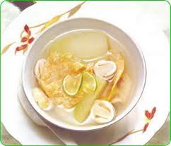 สูตรอาหารเจ – ตุ๋นฟักมะนาวสด