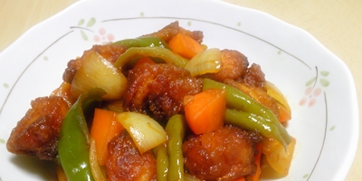 สูตรอาหารไทย – พริกหยวกราดปลาช่อน