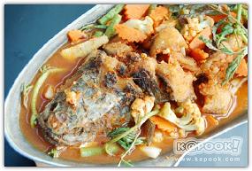 สูตรอาหาร – แกงส้มกระเฉดปลาช่อน