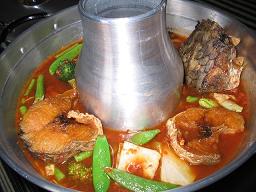 สูตรอาหารไทย – แกงส้มปลาช่อนใส่บอน