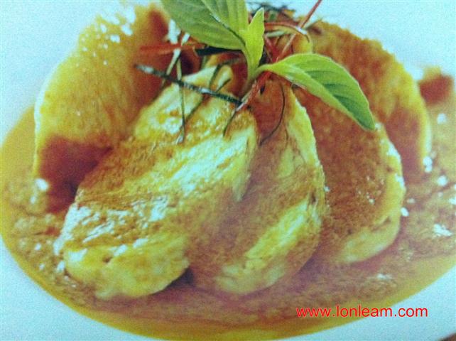 สูตรอาหารไมโครเวฟ – ปีกไก่สอดไส้พะแนง