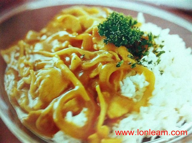 สูตรอาหารไมโครเวฟ – ข้าวแกงกะหรี่ไก่แบบญี่ปุ่น