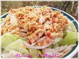 สูตรอาหารลดน้ำหนัก – สลัดไก่