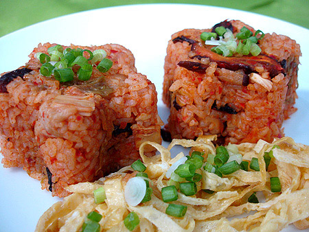 สูตรอาหารเกาหลี – ข้าวผัดกิมจิ