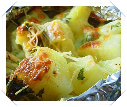 สูตรอาหารฝรั่ง – มันฝรั่งอบชีส