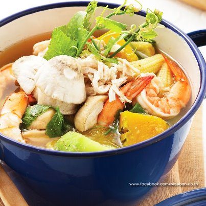 สูตรอาหารไทย – แกงเลียงผักรวม