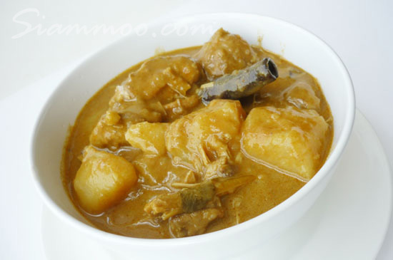 สูตรอาหาร – แกงไก่มาเลเซีย